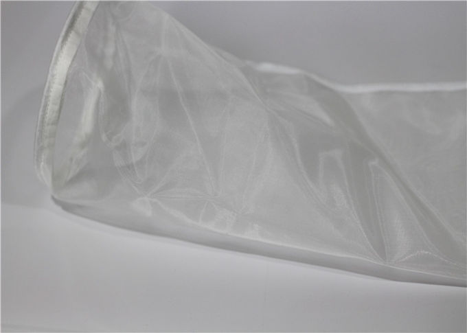 Efisiensi Tinggi Polypropylene Filter Bag 100 Micron Kuat Kapasitas Memegang Kotoran
